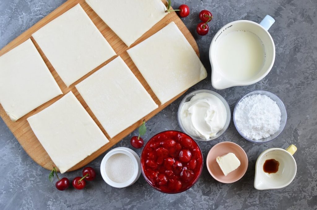 Easy Cherry Turnovers With Puff Pastry Recipe Cook Me Recipes