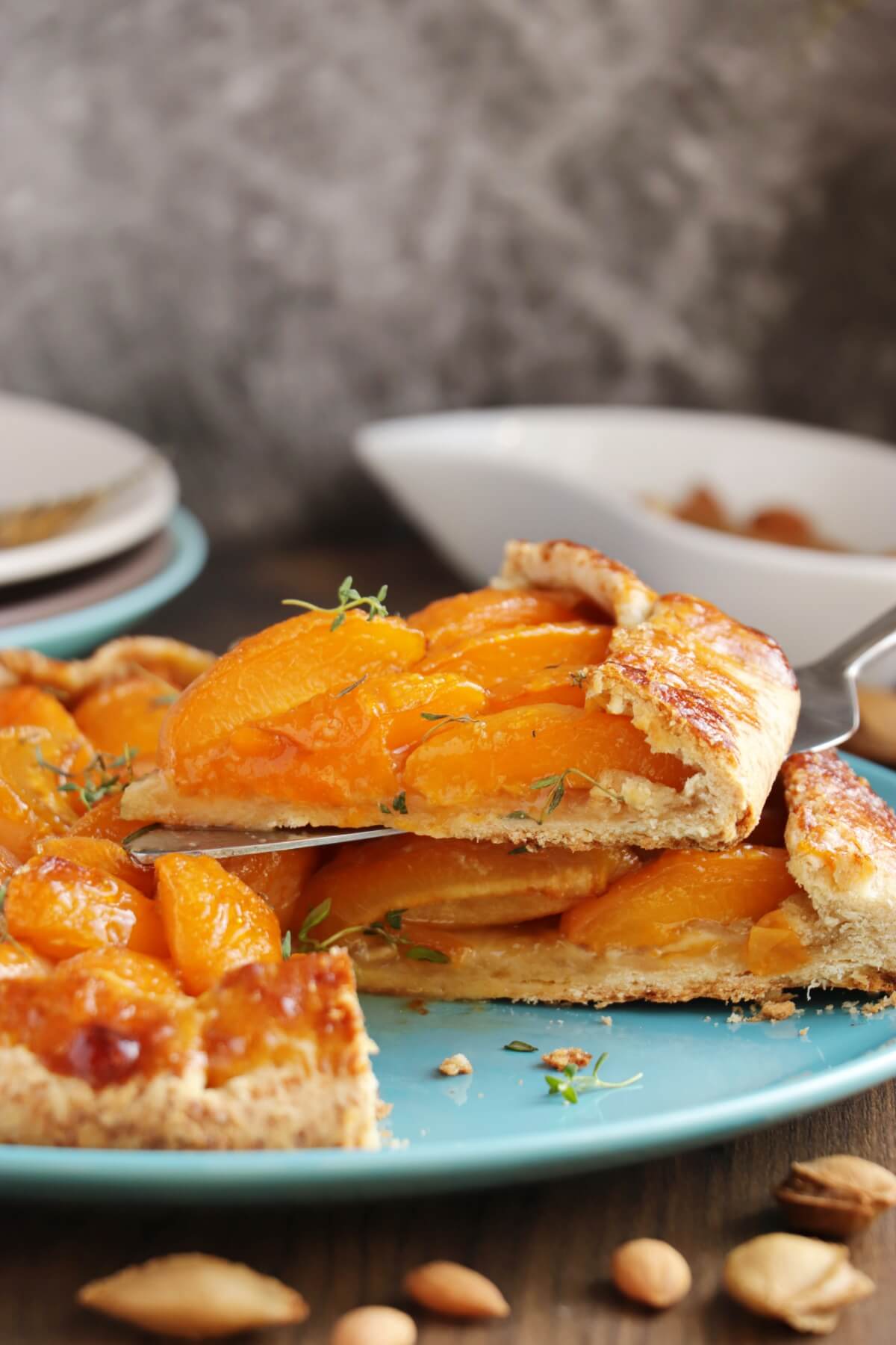 Apricot Thyme Galette Recipe Cook Me Recipes