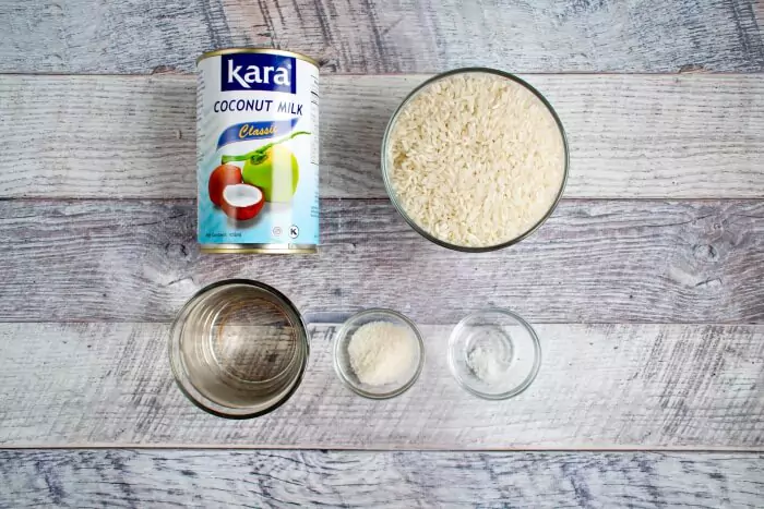 Ingredients for Asian Coconut Rice