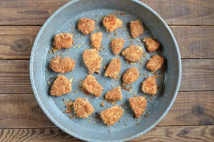 Step 4 - Baked Chicken Nuggets