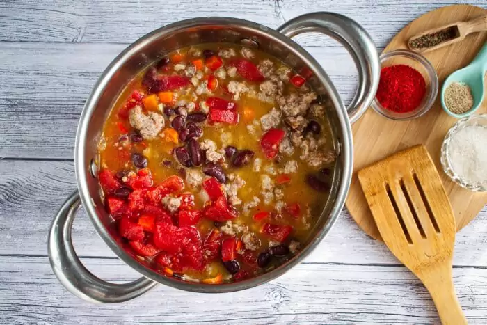 Step 4 - Homemade Beef Chili