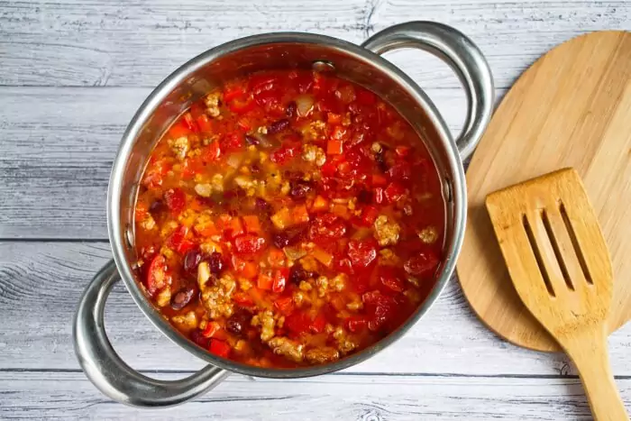 Step 5 - Homemade Beef Chili