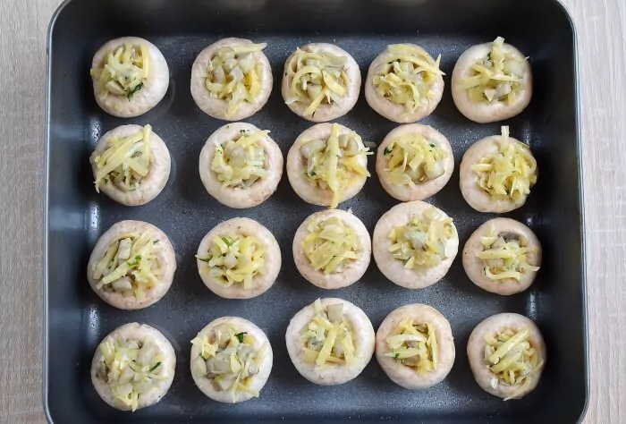 Step 7 - Cheese Stuffed Mushrooms