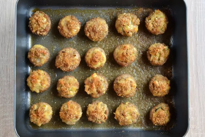 Step 8 - Cheese Stuffed Mushrooms