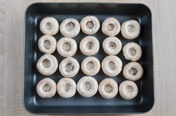 Step 4 - Cheese Stuffed Mushrooms