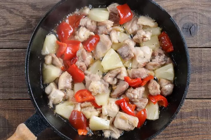 Step 2 - Chinese Pineapple Chicken