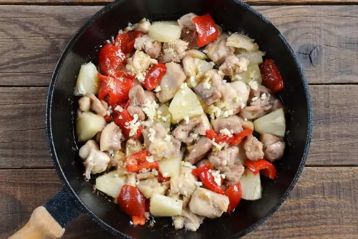 Step 3 - Chinese Pineapple Chicken