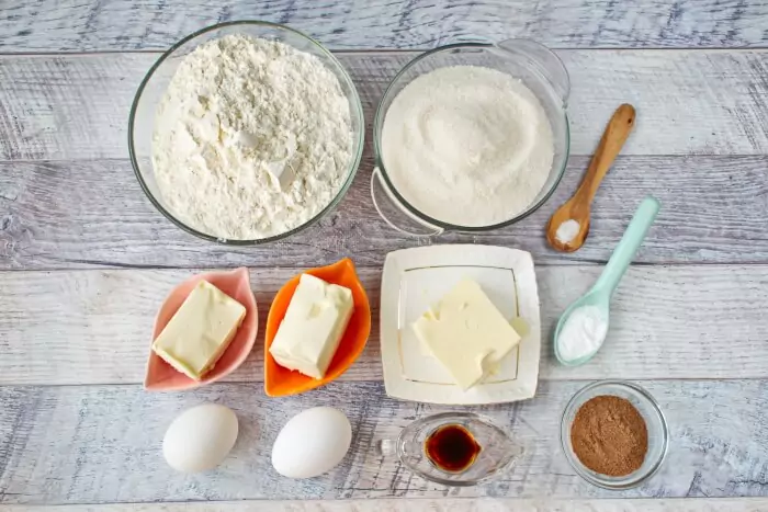 Ingredients for Cinnabun Cookies