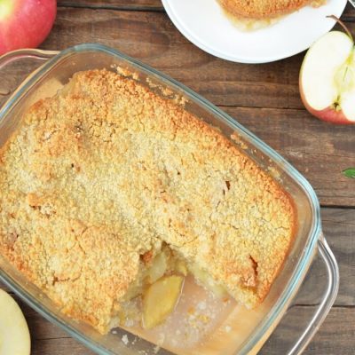 Classic Apple Cobbler Recipe - Desserts from Childhood - Apple Cobbler Crumble