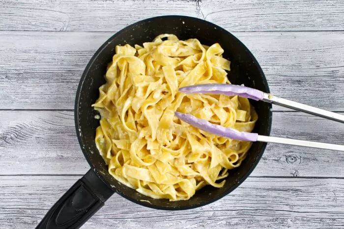 Step 6 - Classic Chicken Alfredo Pasta