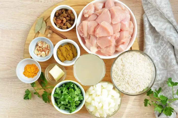 Ingredients for Classic Chicken Biryani