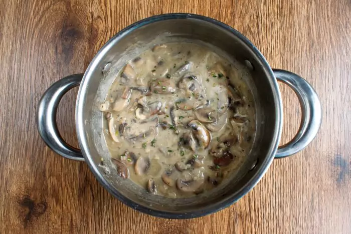 Step 5 - Cream of Mushroom Soup