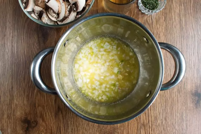 Step 1 - Cream of Mushroom Soup