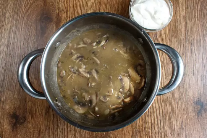 Step 4 - Cream of Mushroom Soup