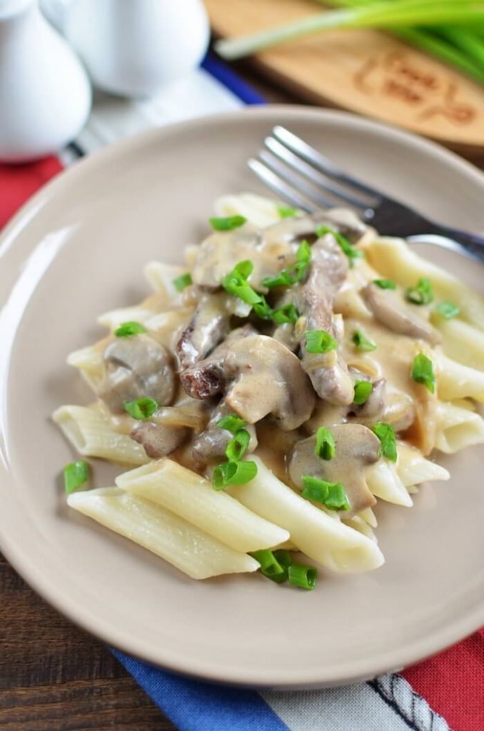 Easy alternative to your favorite beef and pasta dish!