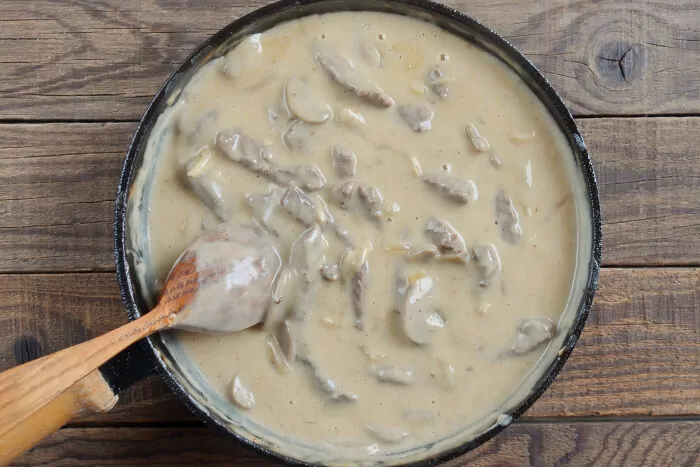 Step 8 - Classic Beef Stroganoff