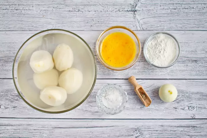 Ingredients for Crispy Potato Pancakes