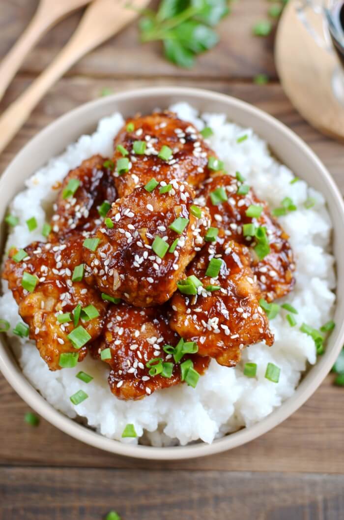 Crispy Sesame Chicken Recipe - Cook.me Recipes