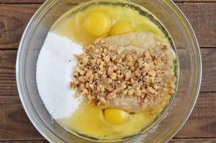 Step 2 - Easy Banana Bread with Nuts