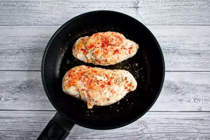 Step 3 - Easy Low-Carb Mozzarella Chicken