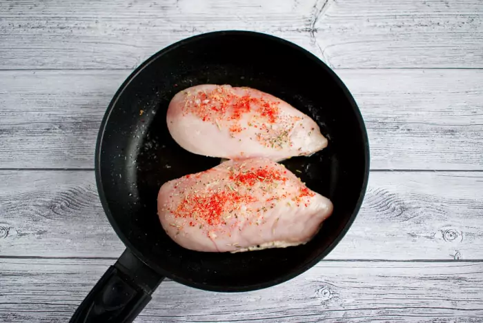 Step 3 - Easy Low-Carb Mozzarella Chicken