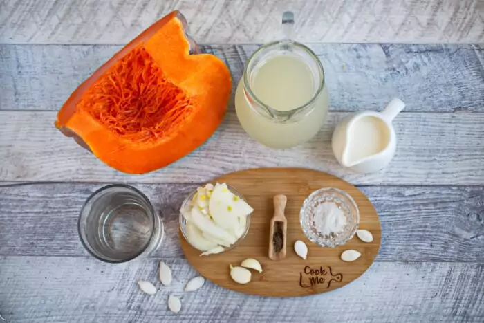 Ingredients for Easy Pumpkin Soup