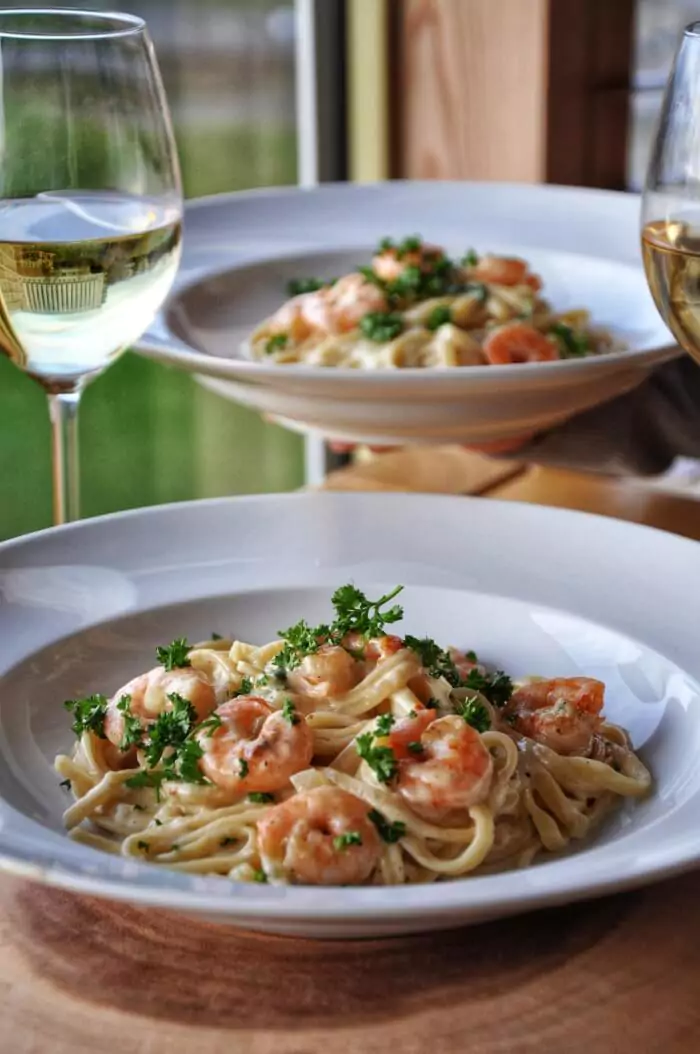 Easy Creamy Shrimp Pasta