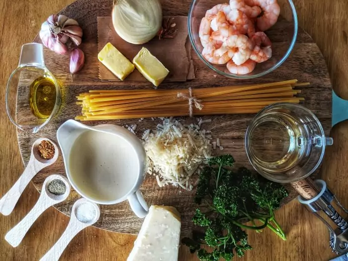 Easy Shrimp Pasta Recipe - Classic Seafood Dish Recipe - Creamy Shrimp Pasta Recipe