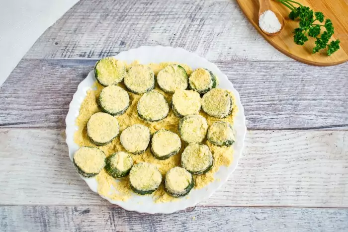 Step 2 - Fried Cucumber Rounds