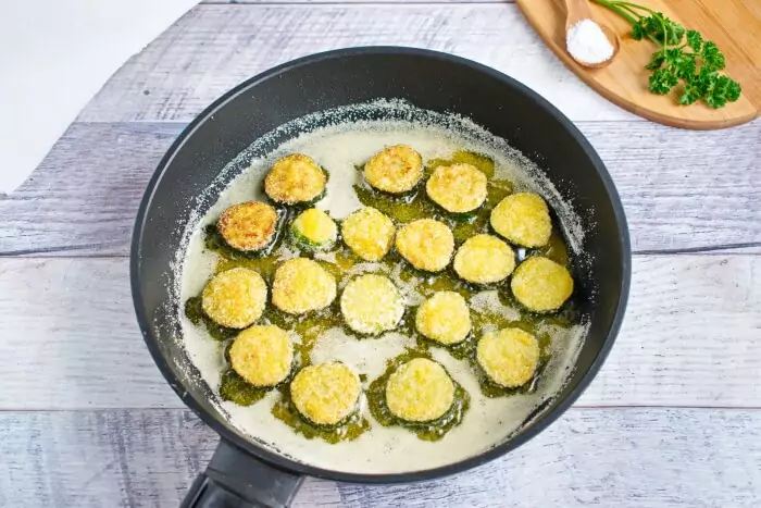 Step 3 - Fried Cucumber Rounds