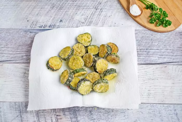 Step 3 - Fried Cucumber Rounds