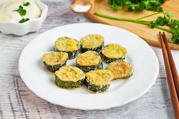 Fried Cucumber Rounds