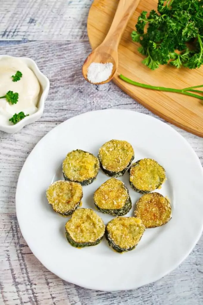 Fried Cucumber Rounds