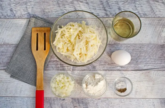 Ingredients for Hash Brown Patties