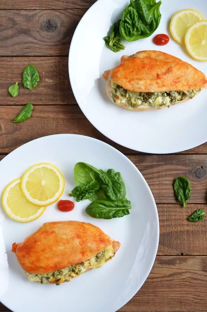Keto Spinach Stuffed Chicken