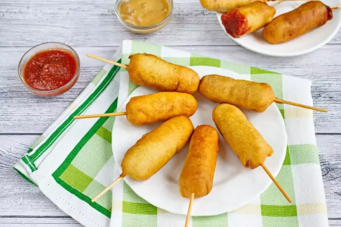 Step 6 - Mini Corn Dogs