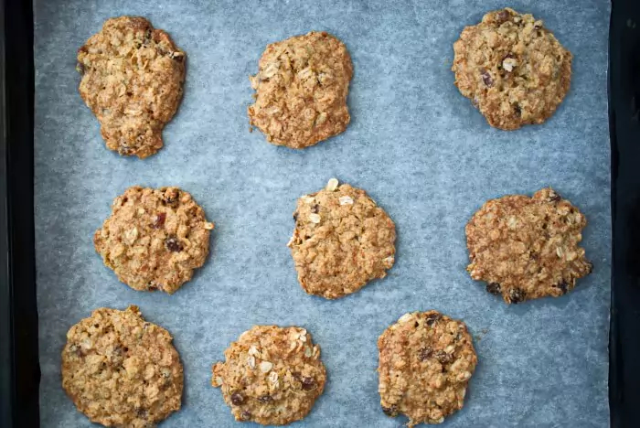 Step 5 - Oaty Raisin Cookies