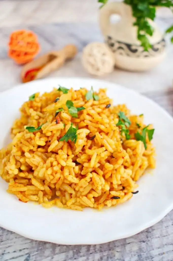 One Pan Spiced Tomato Rice