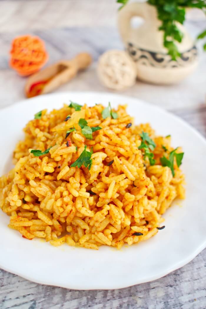 One Pan Spiced Tomato Rice Recipe Cook.me Recipes