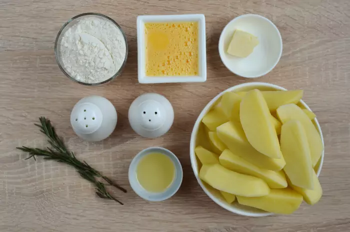 Ingredients for Pan-Fried Potato Gnocchi