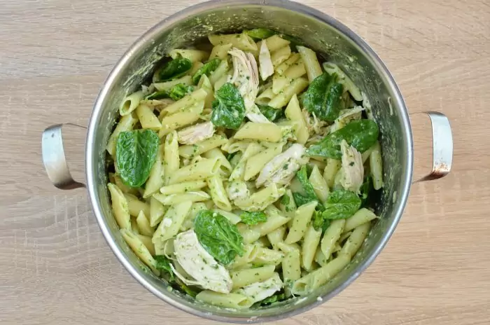Step 2 - Creamy Chicken Pesto Pasta