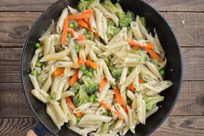 Step 5 - Classic Pasta Primavera