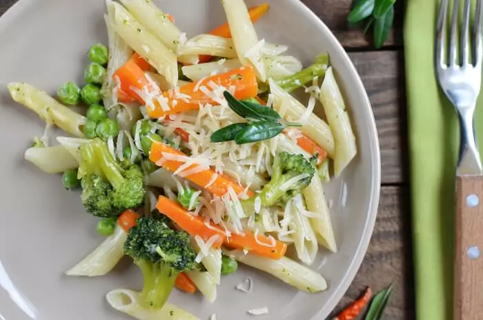 Step 6 - Classic Pasta Primavera