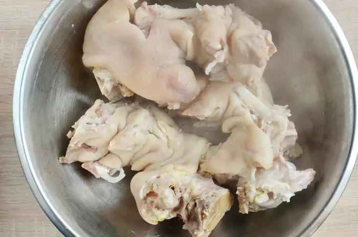 Pickled Pig’s Trotters recipe - step 1