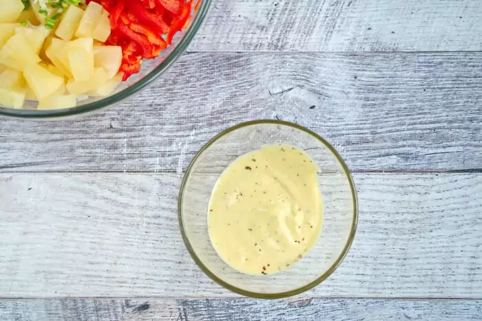 Step 2 - Pineapple Slaw