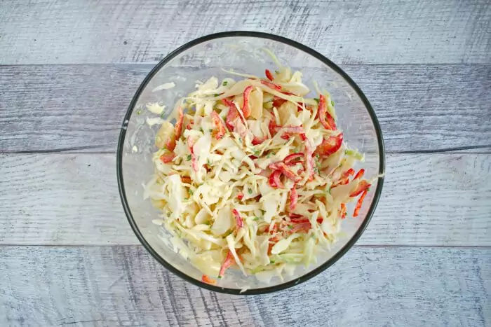 Step 3 - Pineapple Slaw