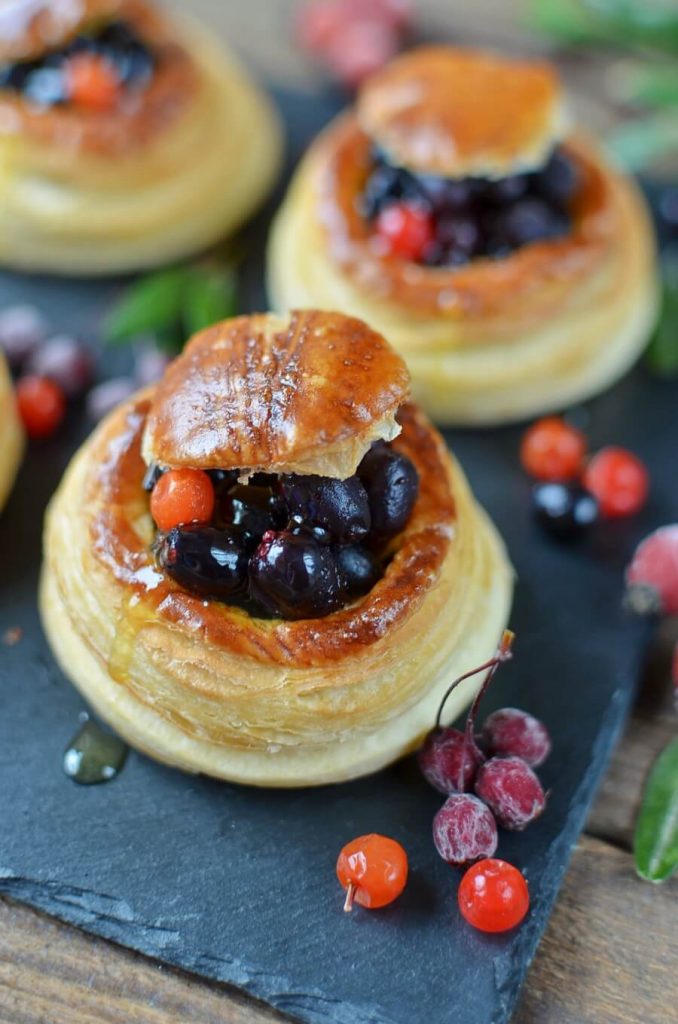 Homemade pastry for a delicious fancy dinner or appetizer