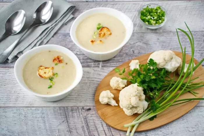 Roasted Cauliflower Soup
