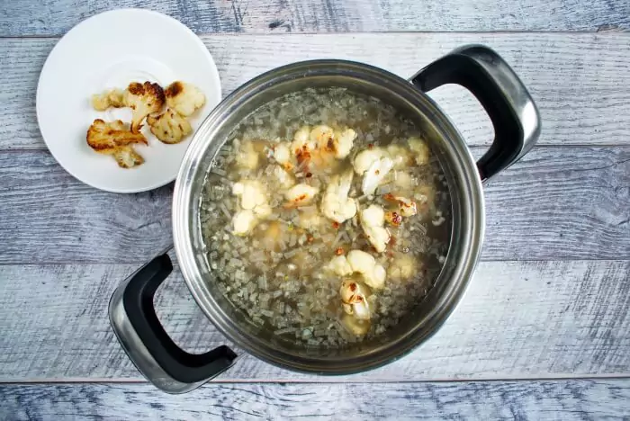 Step 4 - Roasted Cauliflower Soup