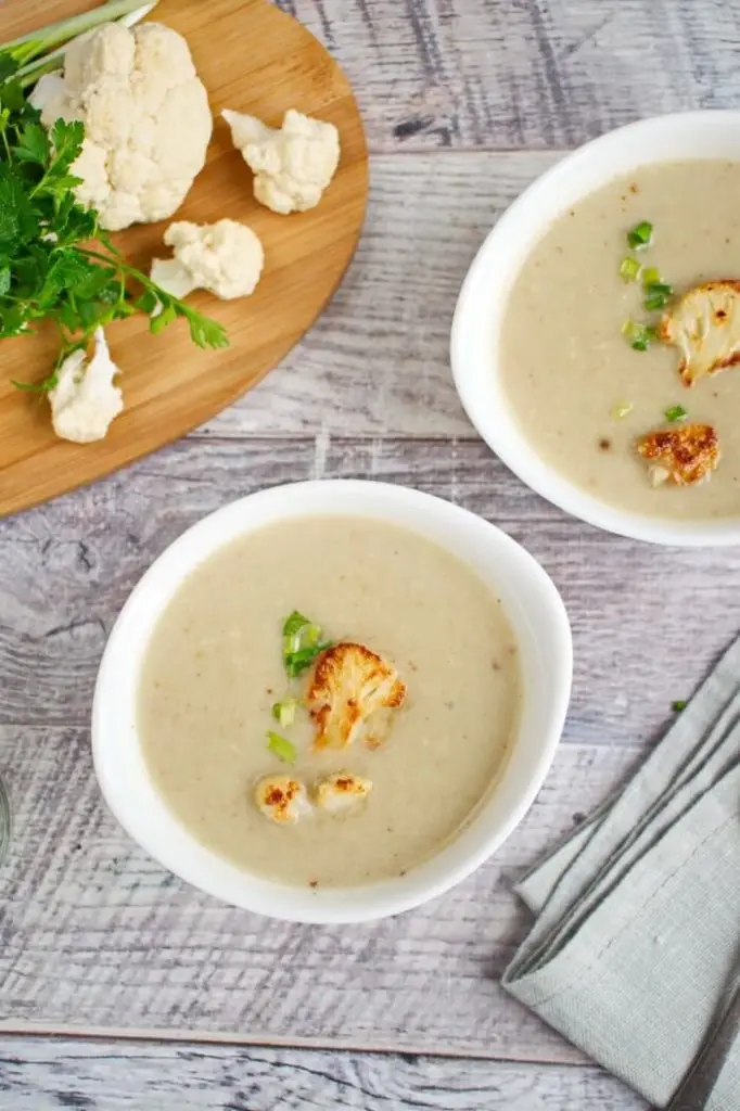 Roasted Cauliflower Soup